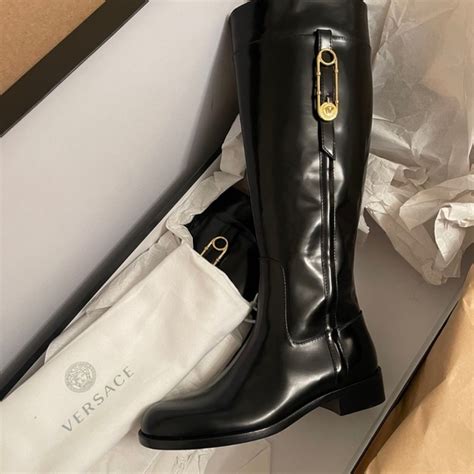 versace riding boots